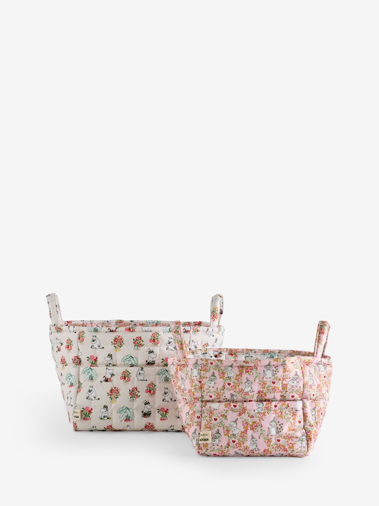 Cath Kidston Set of 2 Pink Moomin Quilted Storage Bags - Image 7 of 7