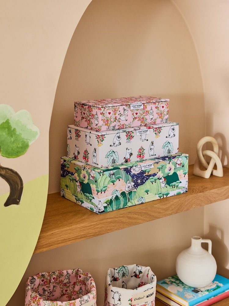 Cath Kidston Set of 3 Moomin Storage Boxes - Image 1 of 3