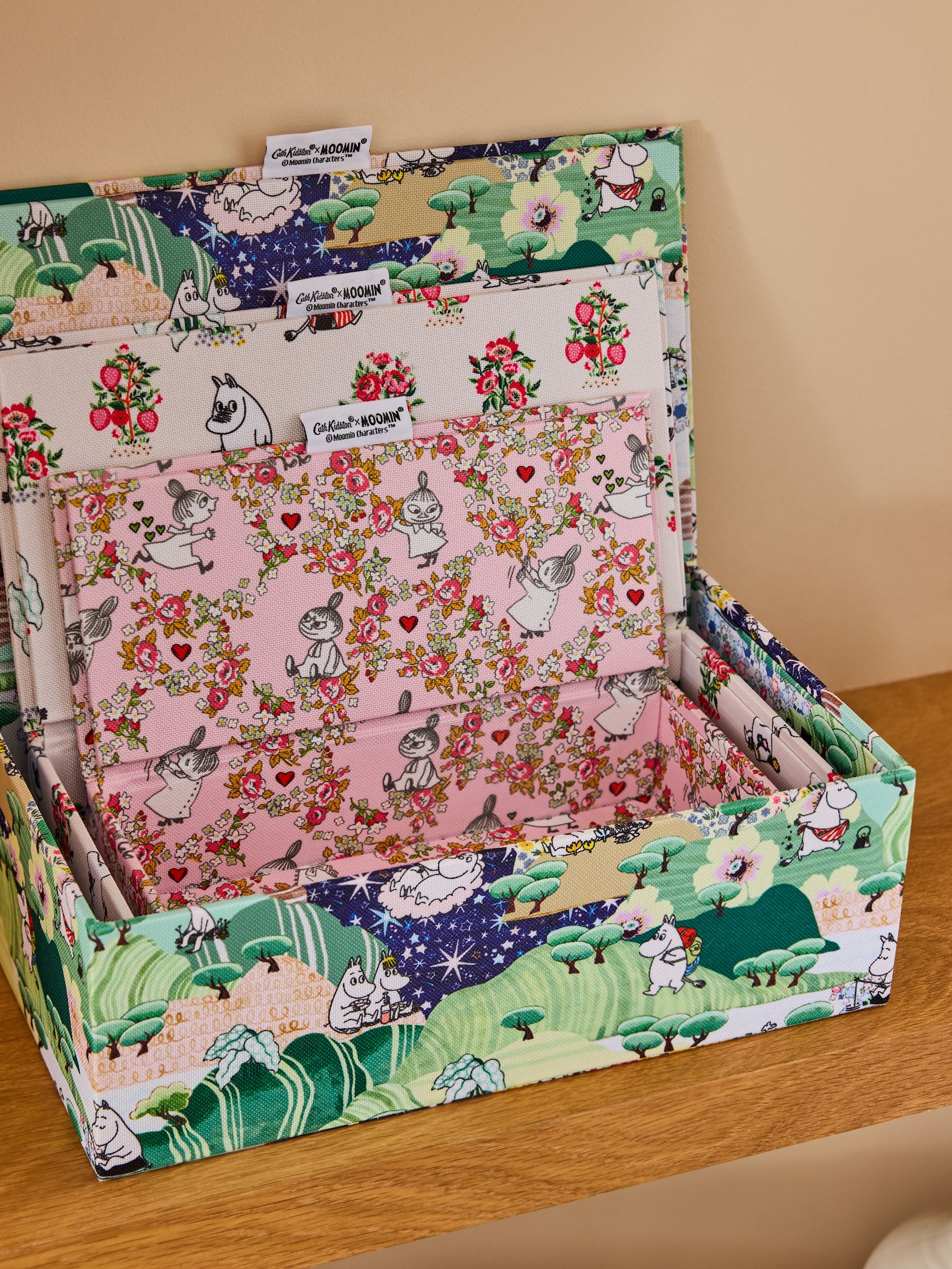 Buy Cath Kidston Set of 3 Moomin Storage Boxes from the Next UK online shop