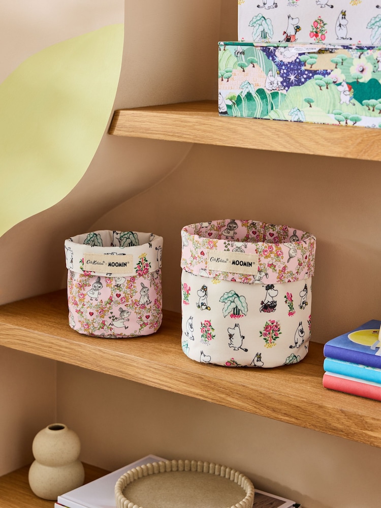 Cath Kidston Set of 2 Moomin Reversible Storage Bags - Image 1 of 5 Cath Kidston Set of 2 Moomin Reversible Storage Bags - Image 1 of 5