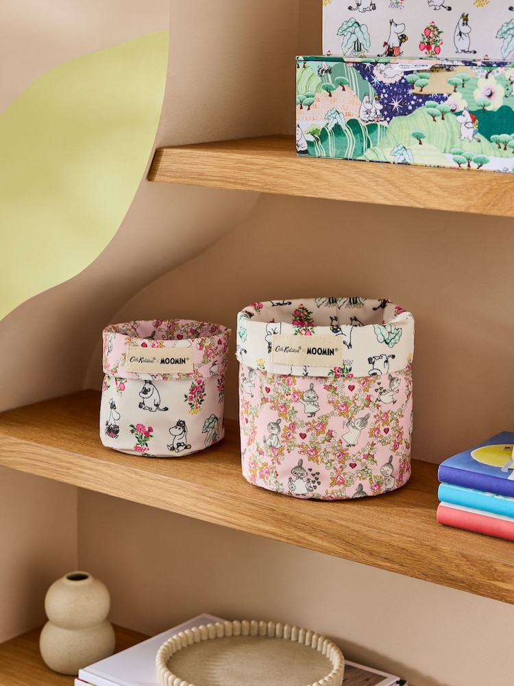 Cath Kidston Set of 2 Moomin Reversible Storage Bags - Image 2 of 5 Cath Kidston Set of 2 Moomin Reversible Storage Bags - Image 2 of 5