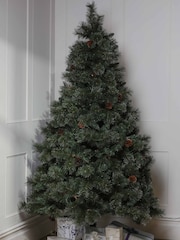 Laura Ashley Green 7ft Pre Lit Dew Drop Christmas Tree - Image 2 of 5