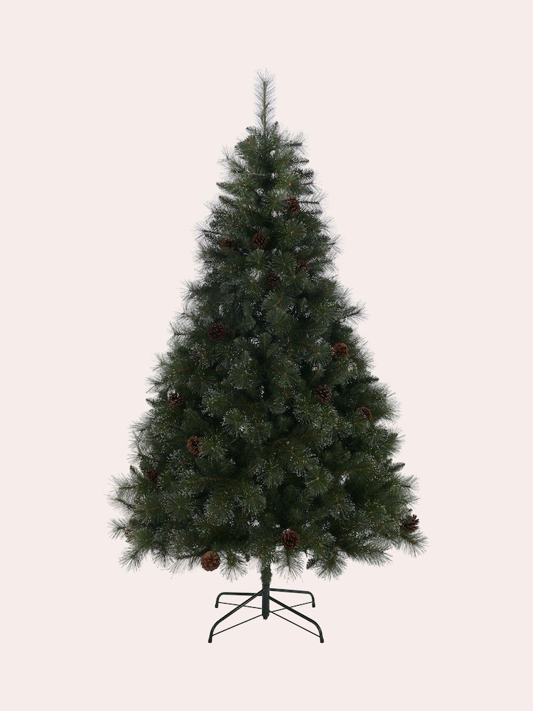 Laura Ashley Green 7ft Pre Lit Dew Drop Christmas Tree - Image 5 of 5