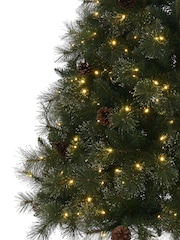 Laura Ashley Green 7ft Pre Lit Dew Drop Christmas Tree - Image 6 of 6