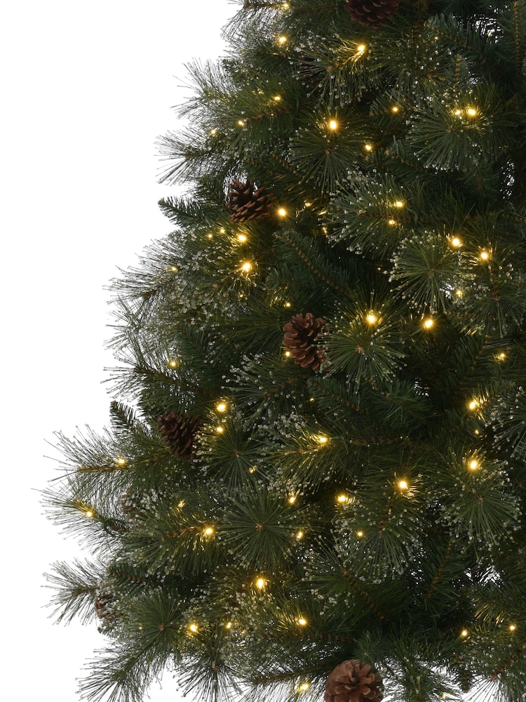 Laura Ashley Green 7ft Pre Lit Dew Drop Christmas Tree - Image 6 of 6 Laura Ashley Green 7ft Pre Lit Dew Drop Christmas Tree - Image 6 of 6