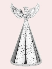 Laura Ashley Silver Tone Pre Lit Christmas Angel Ornament - Image 4 of 4