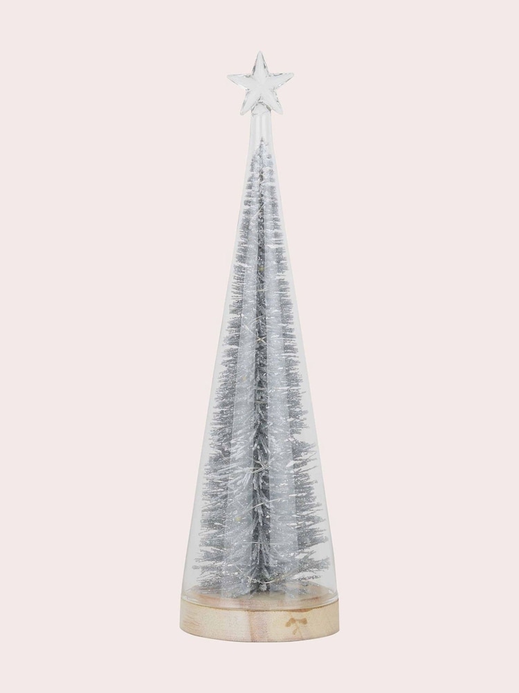 Laura Ashley Pre Lit Glass Christmas Tree Ornament - Image 5 of 5