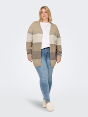 ONLY Curve Cream Faux Leather Biker Jacket - Image 3 of 5