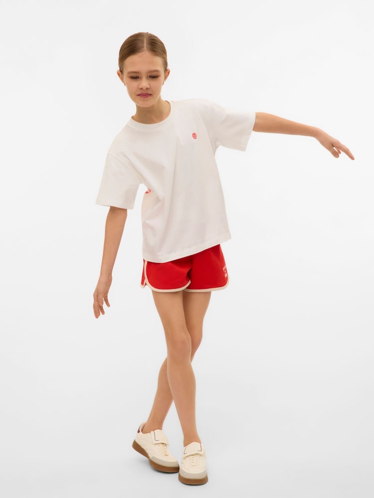 VERO MODA White Girls The Couch Club Back Print T-Shirt - Image 3 of 5