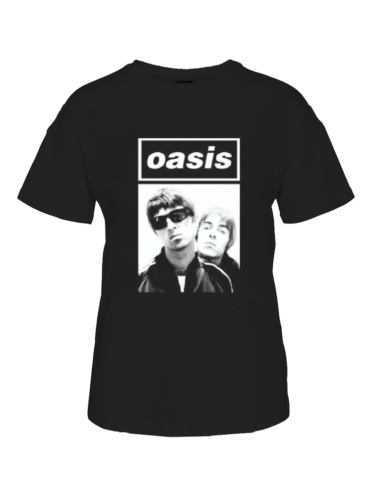 NOISY MAY Black Regular Fit Oasis Band T-Shirt - Image 3 of 3