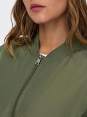 ONLY Green Classic Bomber Jacket - Image 4 of 6
