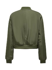 ONLY Green Classic Bomber Jacket - Image 6 of 6