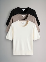 The Set 3 Pack Knitted Jumper - Imagen 1 de 6