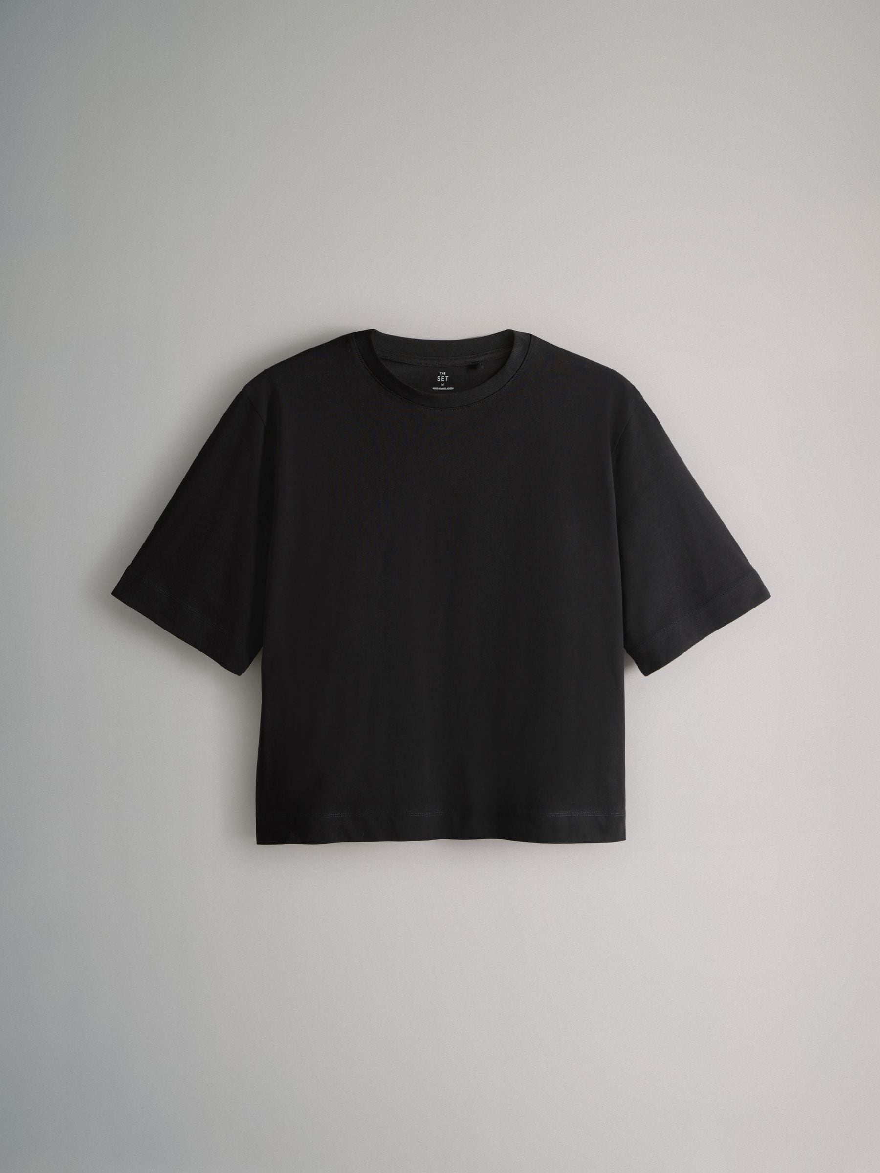 Buy The Set 5 Pack Heavyweight Relaxed Short Sleeve T-Shirts Black
