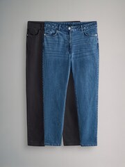 The Set Mid Blue/Black 2 Pack Denim Skinny Jeans - Image 1 of 5