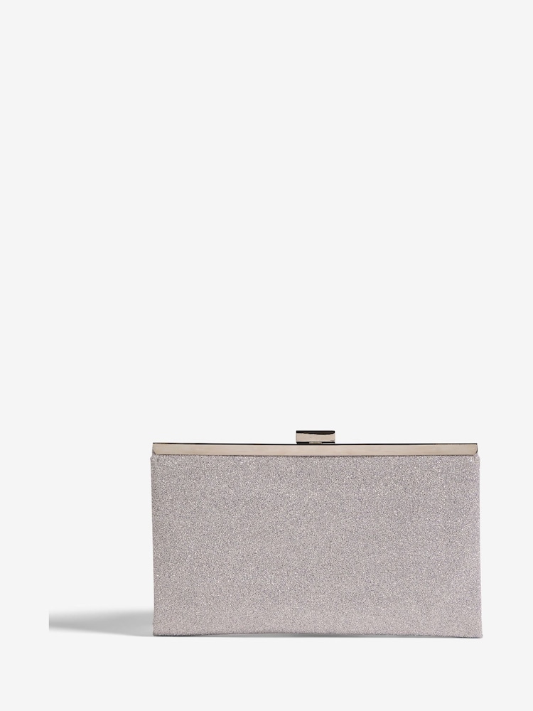 Friends Like These Silver Ocassion Clutch Bag - Image 6 of 6 Friends Like These Silver Ocassion Clutch Bag - Image 6 of 6