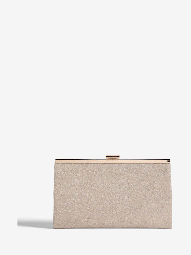 Friends Like These Gold Ocassion Clutch Bag - Image 1 of 6 Friends Like These Gold Ocassion Clutch Bag - Image 1 of 6