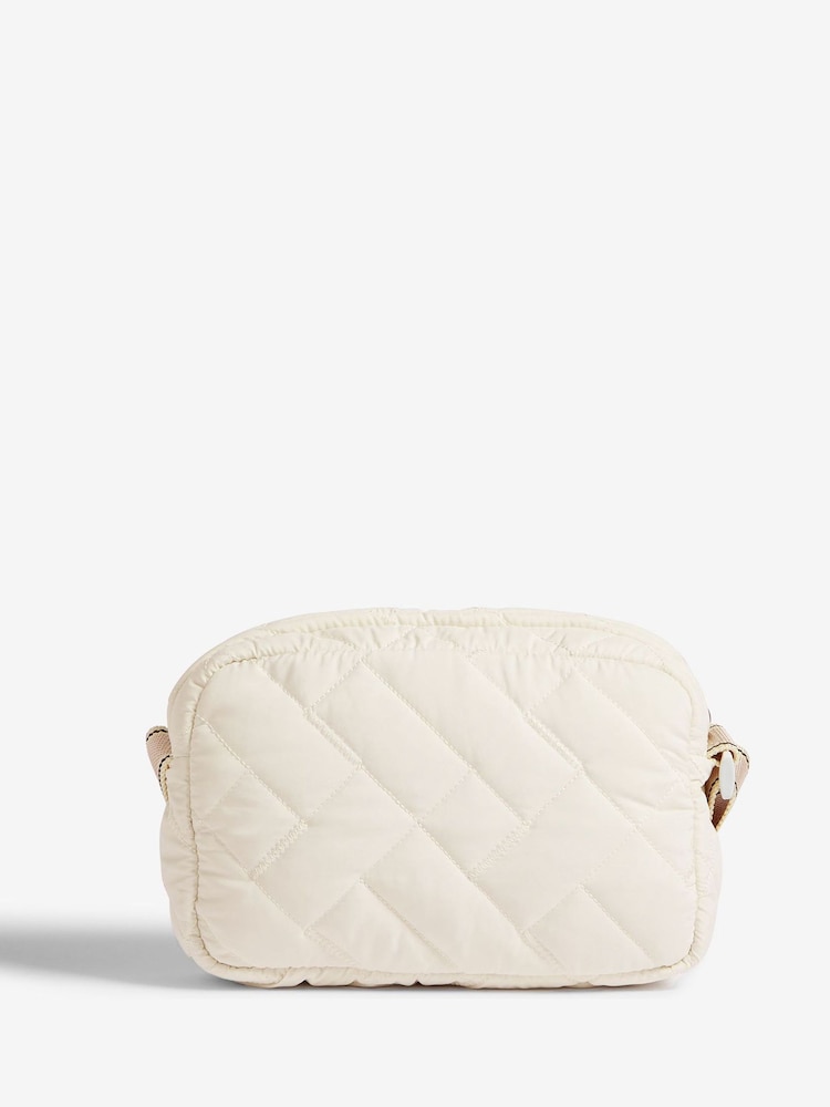 Creme - Bolsa transversal de nylon Friends Like These - Imagem 6 de 6