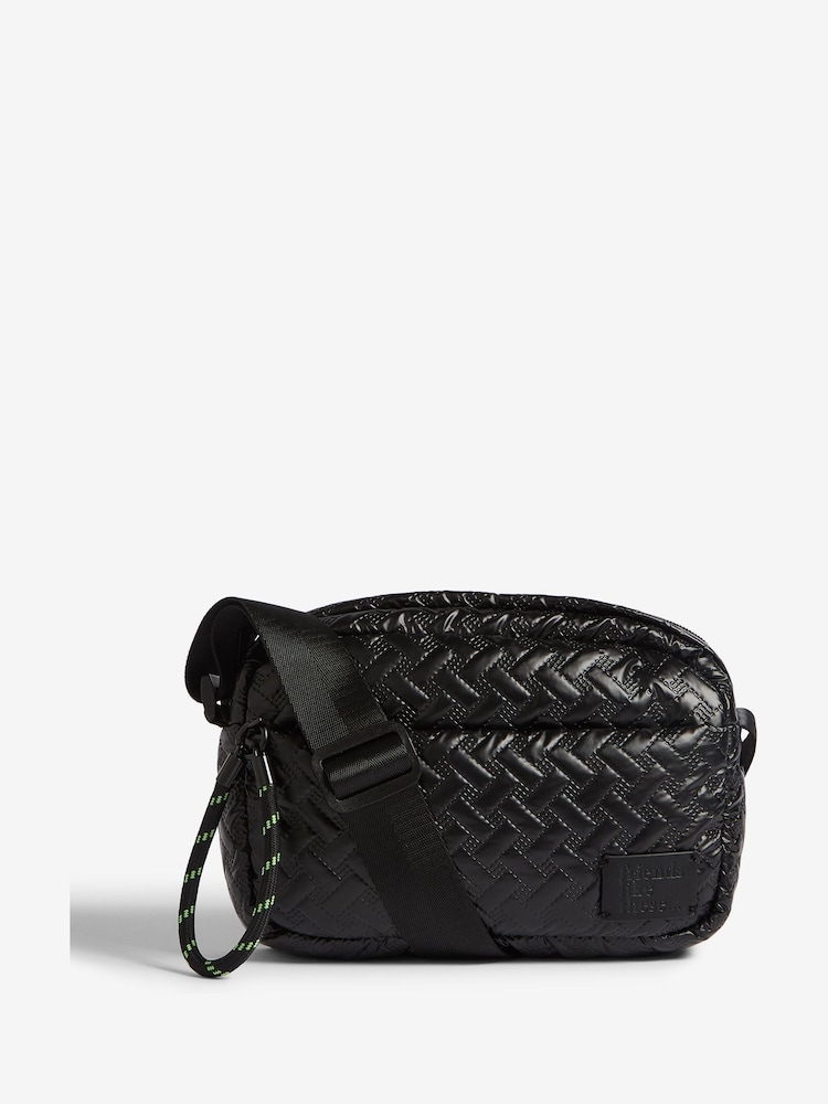 Preto - Bolsa transversal de nylon Friends Like These - Imagem 1 de 6