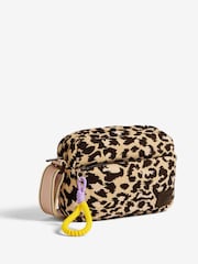 Friends Like These Leopard Print Nylon Cross-Body Bag - Image 4 of 6