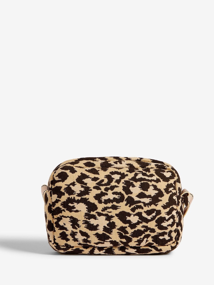 Friends Like These Leopard Print Nylon Cross-Body Bag - Image 6 of 6