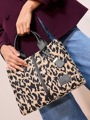 Friends Like These Leopard Medium Square Tote Bag - Image 1 of 1