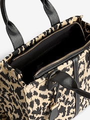 Friends Like These Leopard Medium Square Tote Bag - Image 5 of 6