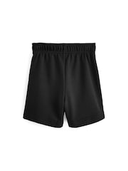 Zwart - Gap logo shorts met fleecevoering en elastische taille (4 - 13 jr) - Image 2 of 4