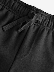 Zwart - Gap logo shorts met fleecevoering en elastische taille (4 - 13 jr) - Image 3 of 4