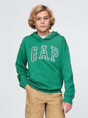 Groen - Gap vintage hoodie met logo (4 - 13 jr) - Image 1 of 5