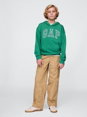 Groen - Gap vintage hoodie met logo (4 - 13 jr) - Image 3 of 5