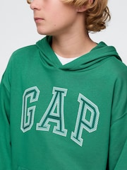 Groen - Gap vintage hoodie met logo (4 - 13 jr) - Image 4 of 5