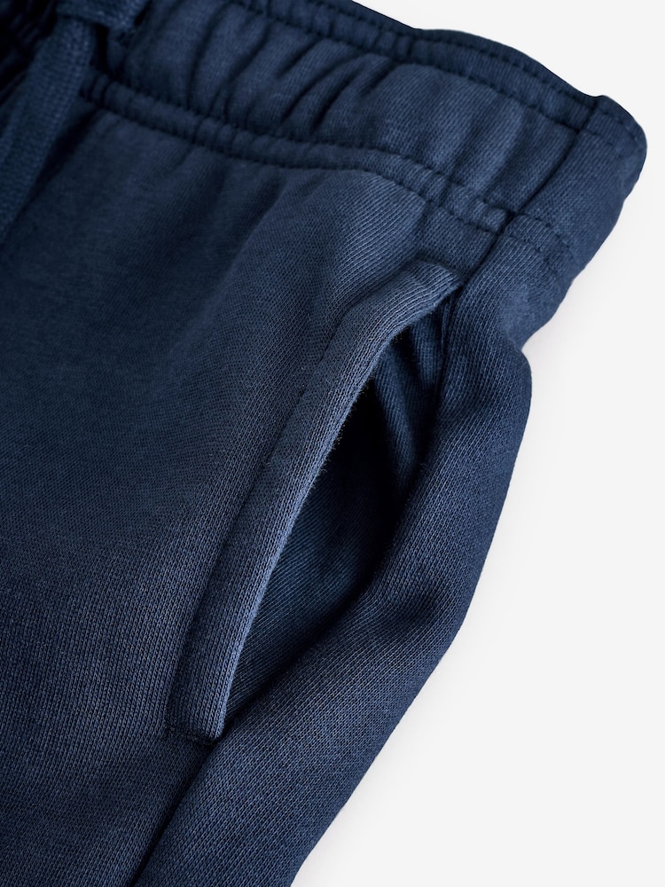 Gap Navy Blue Logo Pull On Fleece-Lined Shorts (4-13yrs) - Image 4 of 4