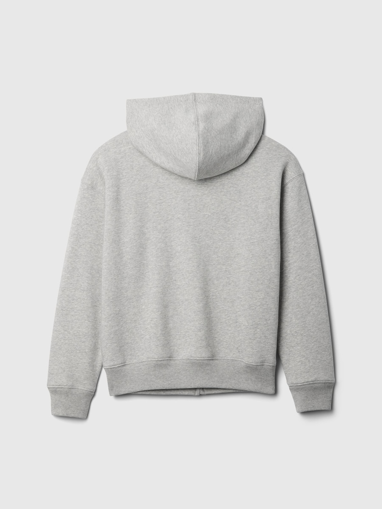 Gap Grey Zip Up Vintage Logo Hoodie (4-13yrs) - Image 2 of 3 Gap Grey Zip Up Vintage Logo Hoodie (4-13yrs) - Image 2 of 3