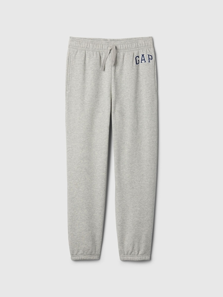 Gris - Pantalones de chándal con puños y logo de Gap (4-13años) - Imagen 1 de 1