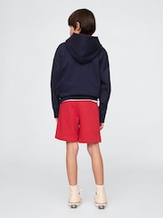 Gap Red Logo Pull On Fleece-Lined Shorts (4-13yrs) - Image 2 of 5