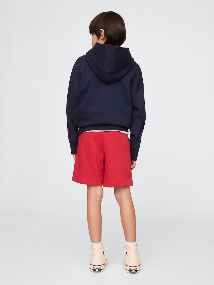 Gap Red Logo Pull On Fleece-Lined Shorts (4-13yrs) - Image 2 of 5