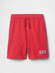 Gap Red Logo Pull On Fleece-Lined Shorts (4-13yrs) - Image 5 of 5