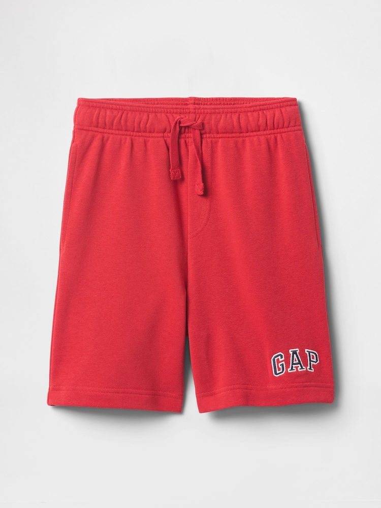 Gap Red Logo Pull On Fleece-Lined Shorts (4-13yrs) - Image 5 of 5