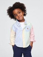 Gap Blue Striped Oxford Big Shirt (6mths-5yrs) - Image 1 of 3