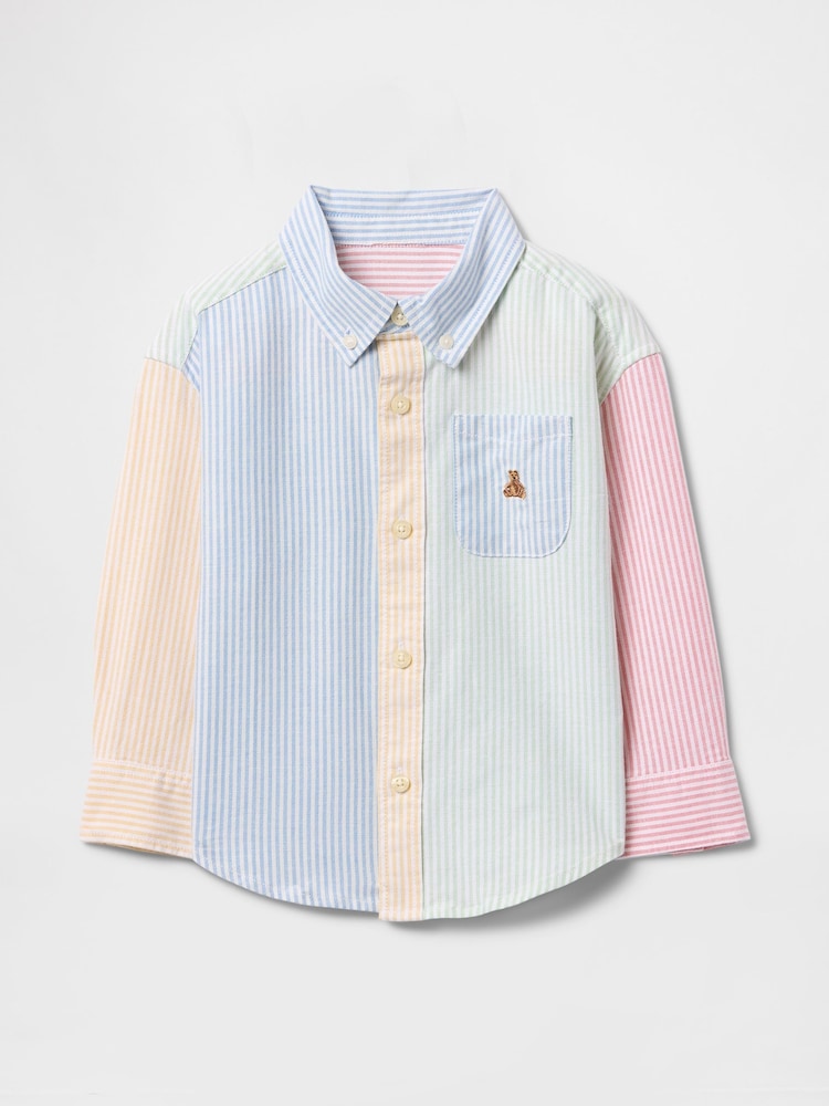 Gap Blue Striped Oxford Big Shirt (6mths-5yrs) - Image 2 of 3