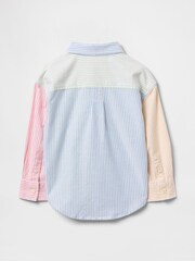 Gap Blue Striped Oxford Big Shirt (6mths-5yrs) - Image 3 of 3