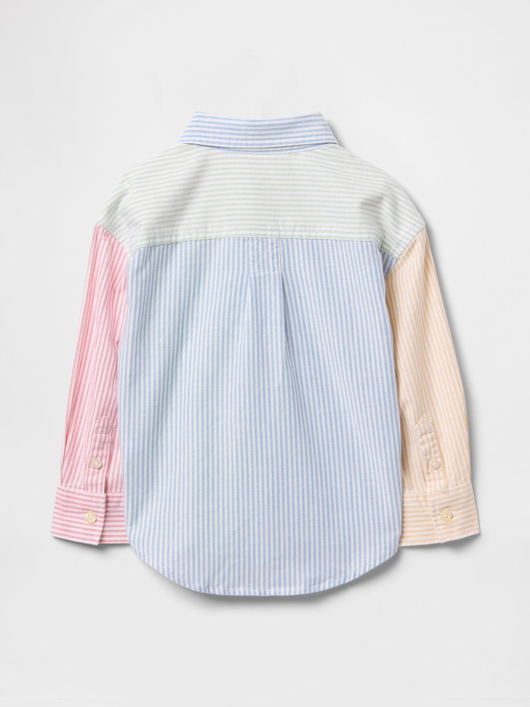 Gap Blue Striped Oxford Big Shirt (6mths-5yrs) - Image 3 of 3