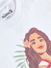 Brand Threads White Disney Moana Girls T-Shirt - Image 3 of 3