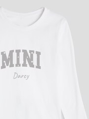 Personalised Mini Girls Pyjamas by Stitch Style - Image 2 of 4