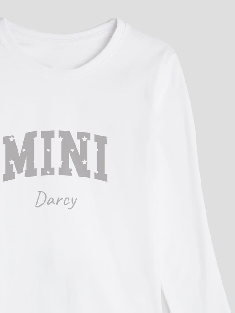 Personalised Mini Girls Pyjamas by Stitch Style - Image 2 of 4