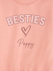 Personalised Besties Girls Sweatshirt by Stitch Style - Image 3 of 3