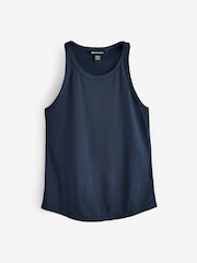 Athleta Navy Blue Renew Seamless Racerback Tank Top - Image 1 of 4