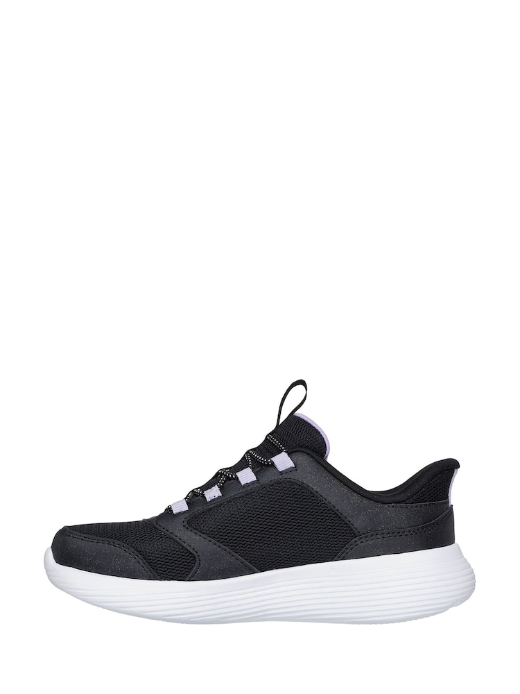 Skechers Black Slip-Ins Go Run 400 V2 Tetra Speed Trainers - Image 2 of 5