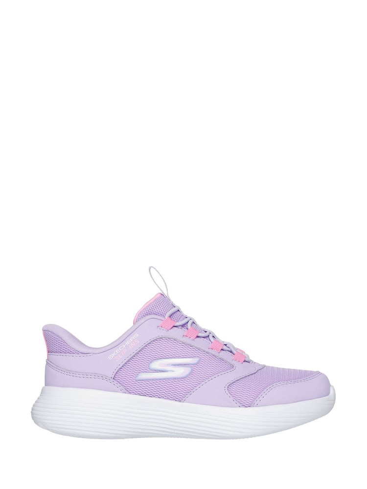 Skechers Purple Slip-Ins Go Run 400 V2 Tetra Speed Trainers - Image 1 of 5